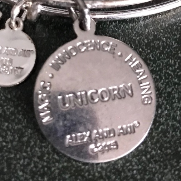Alex and Ani Expandable Wire Bracelet Unicorn Magic Innocence Healing - Picture 15 of 15